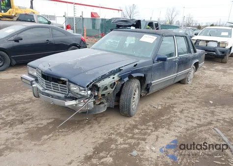 1991 Cadillac Deville из США, поврежденный, VIN 1G6CD53B2M4258744